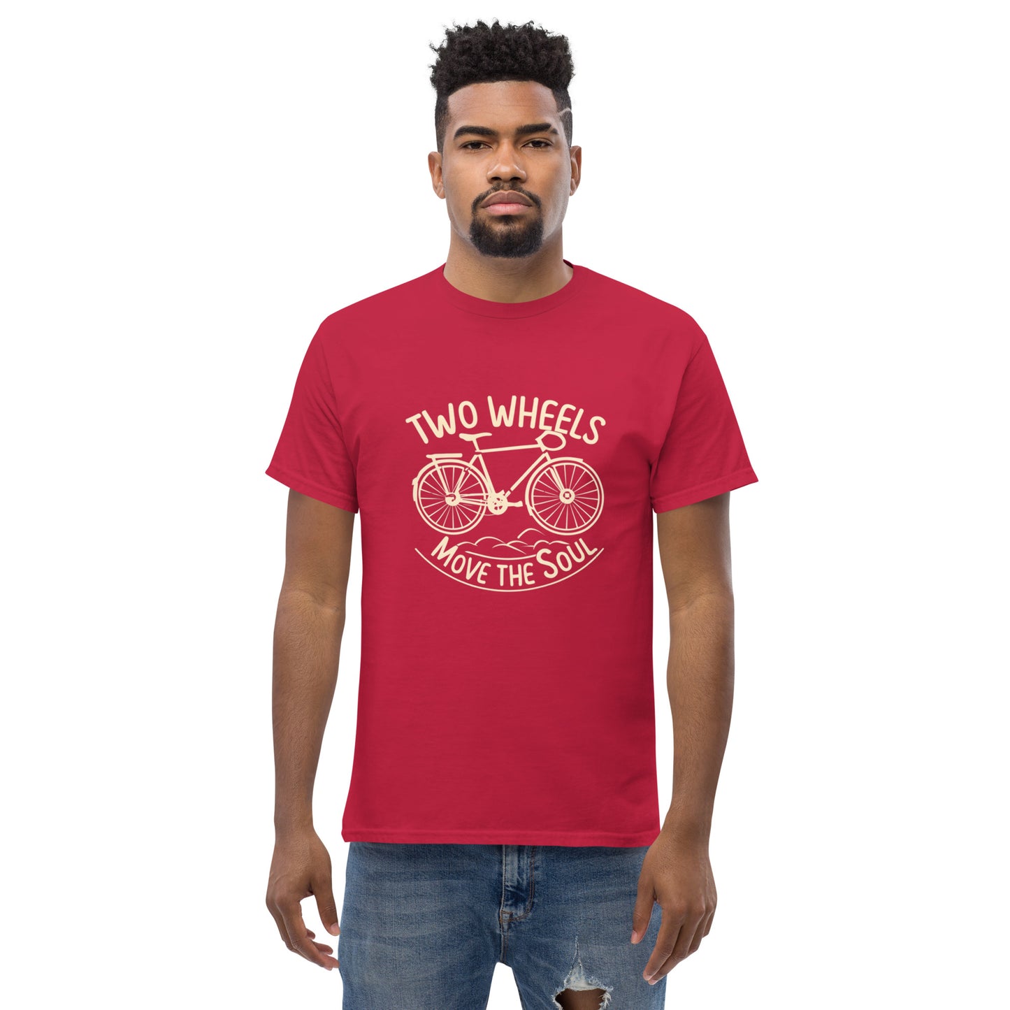 Two Wheels Move the Soul classic tee