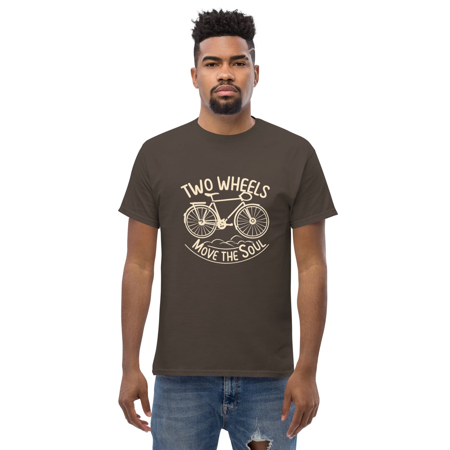 Two Wheels Move the Soul classic tee
