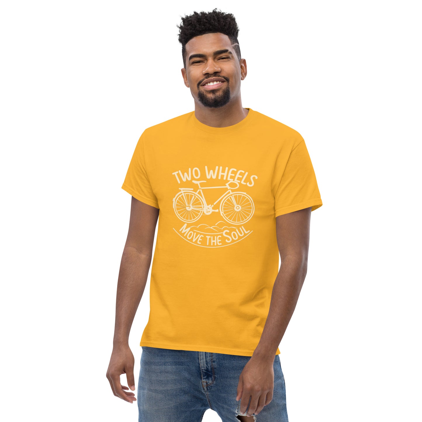 Two Wheels Move the Soul classic tee