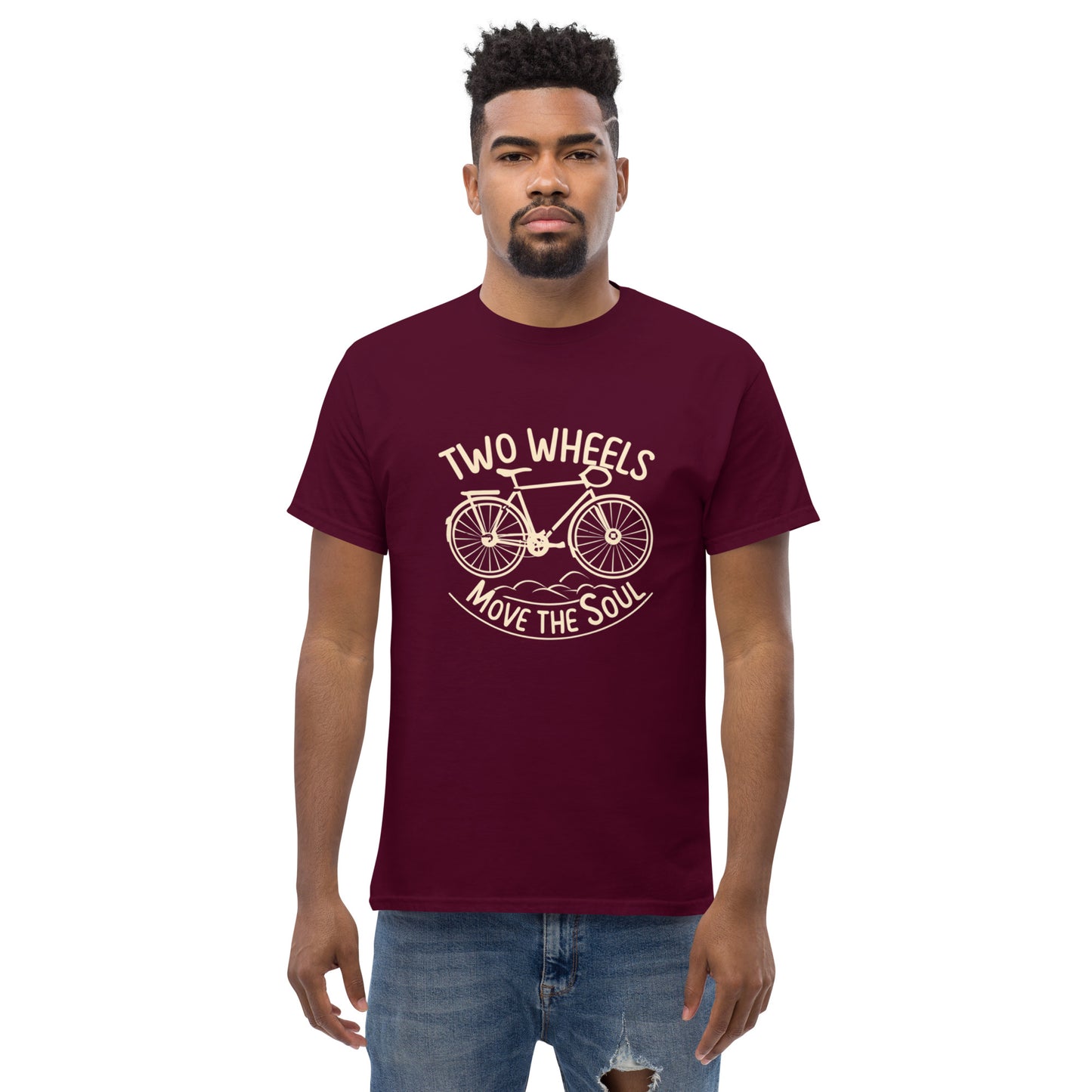 Two Wheels Move the Soul classic tee