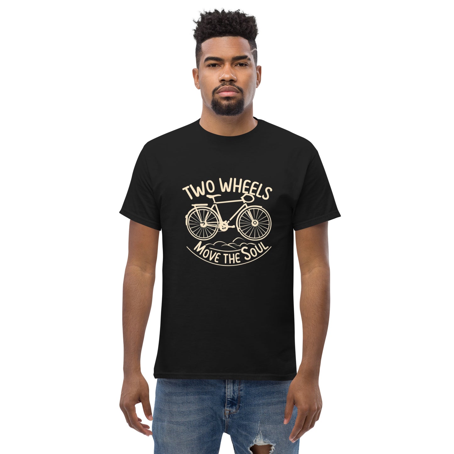 Two Wheels Move the Soul classic tee