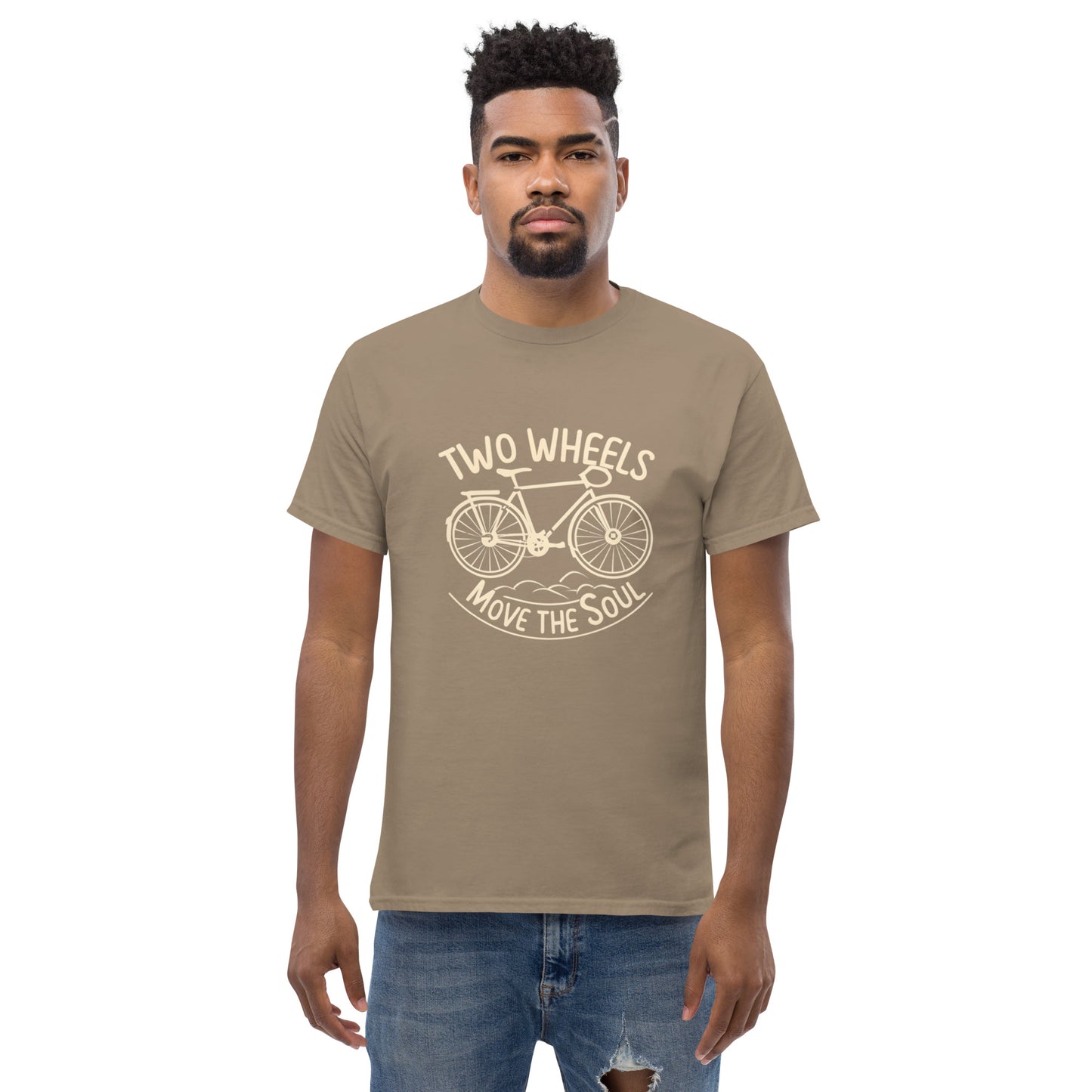 Two Wheels Move the Soul classic tee