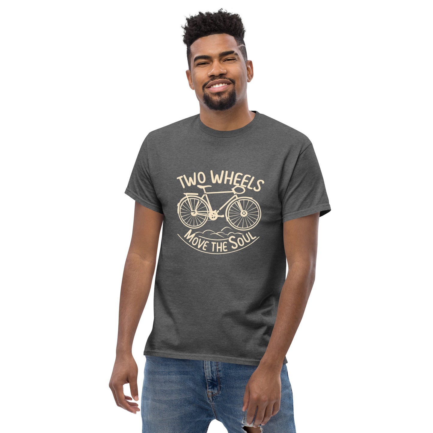 Two Wheels Move the Soul classic tee