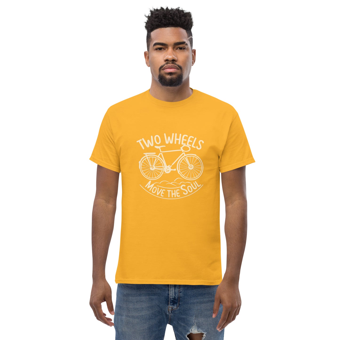 Two Wheels Move the Soul classic tee