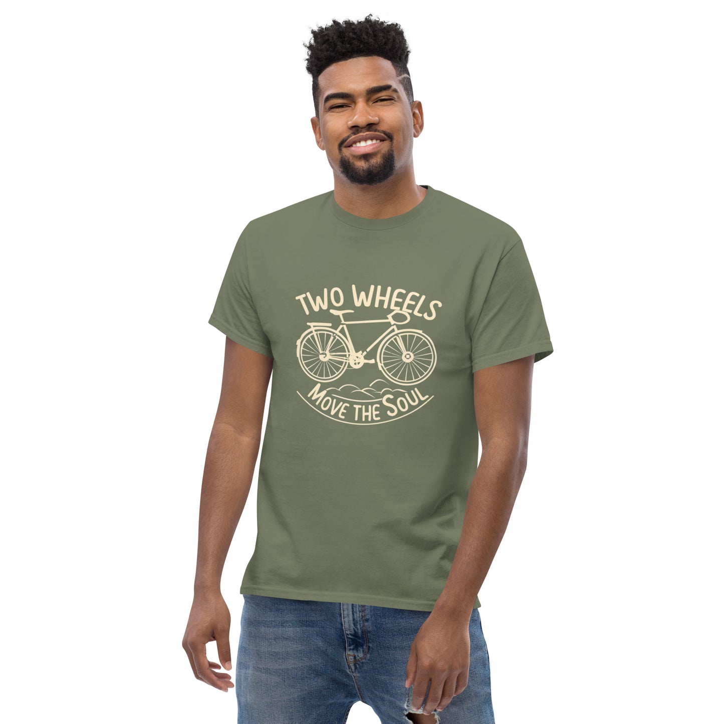 Two Wheels Move the Soul classic tee