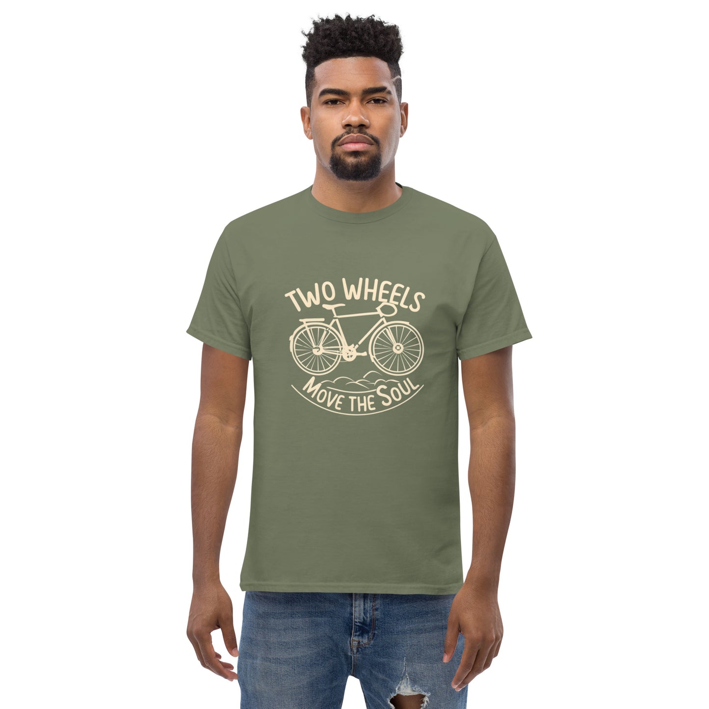 Two Wheels Move the Soul classic tee